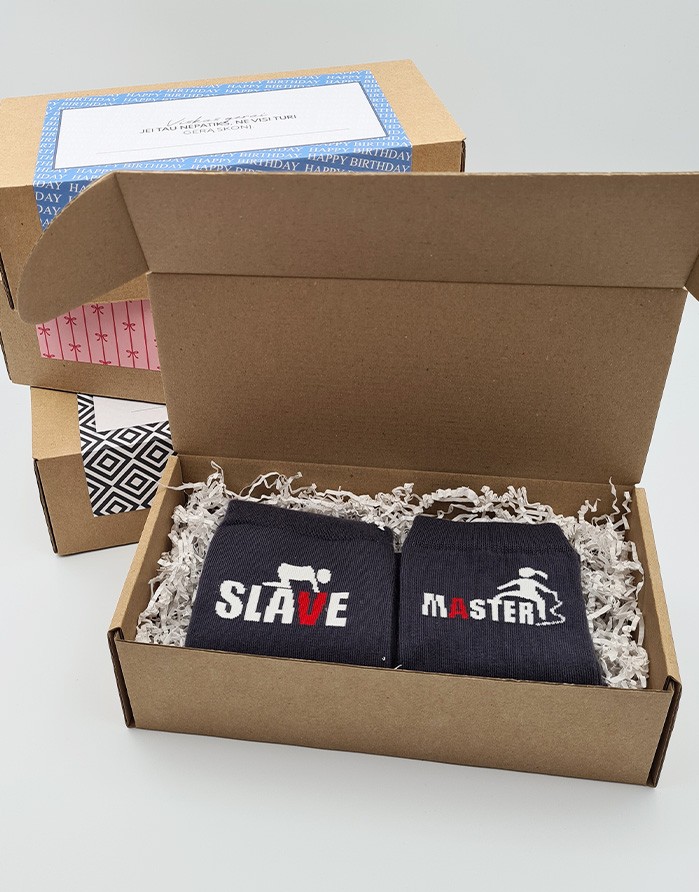 Набор носков для НЕГО и НЕЁ "Master & Slave"