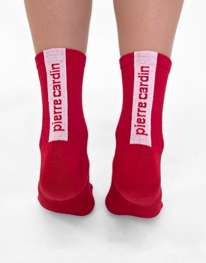 Women's socks "Perre 355 Red"
