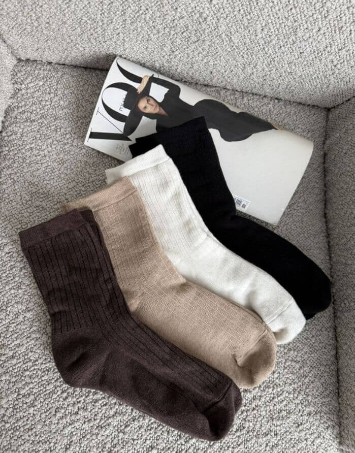 Women's socks "Terry Non-pressure Beige"