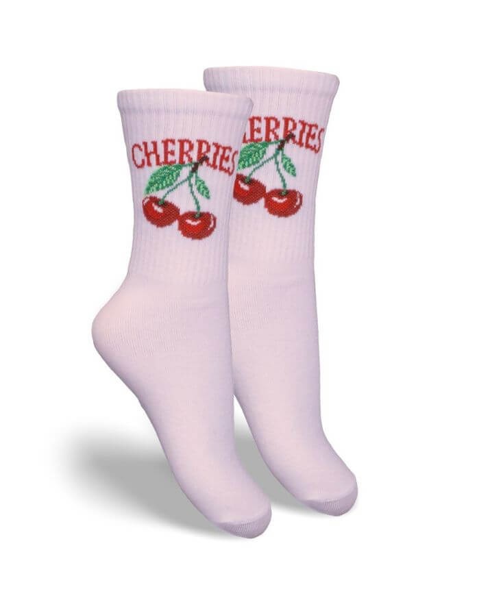 Bērnu zeķes "Cherries Pink"