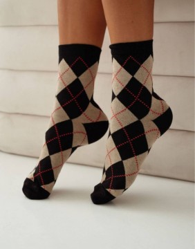 Sieviešu zeķes "Diamond Black"