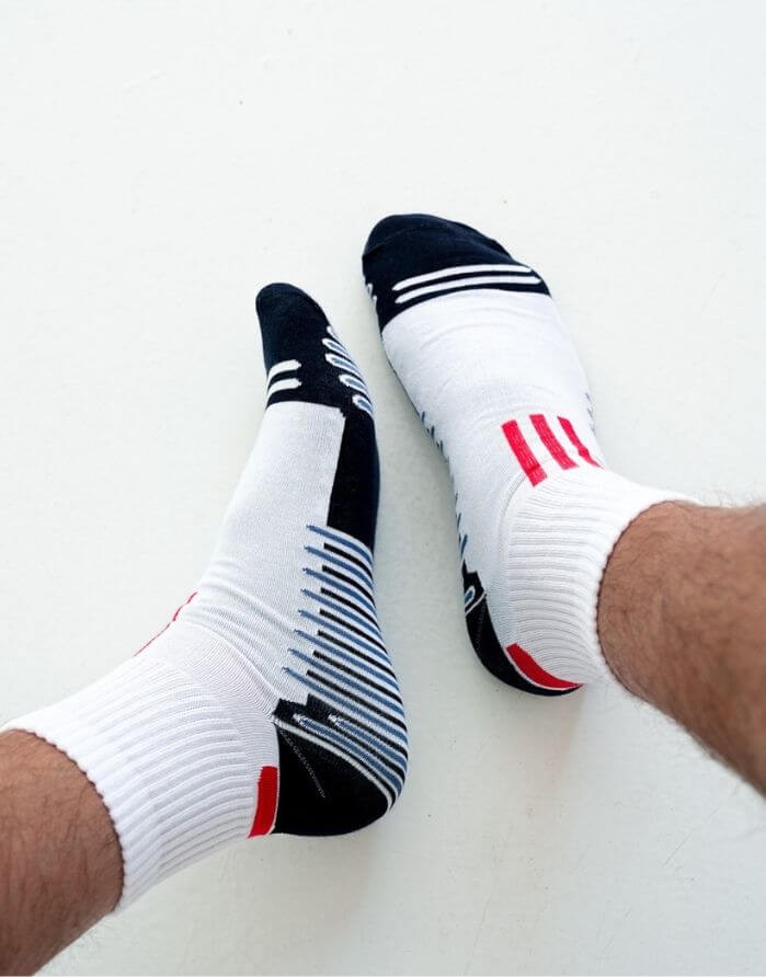 Vīriešu zeķes "Action White"
