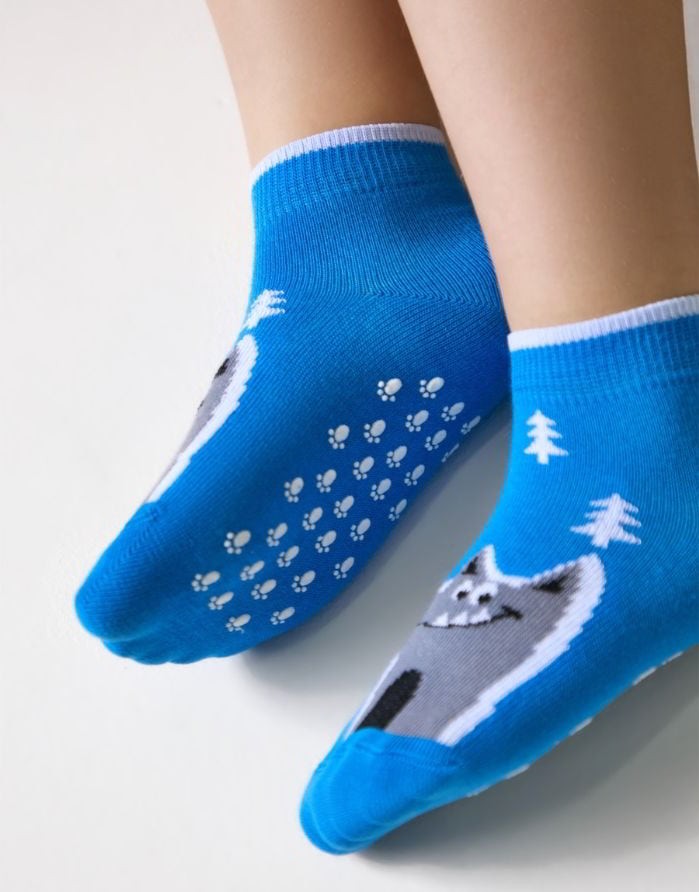 Children's socks "Woff Blue"
