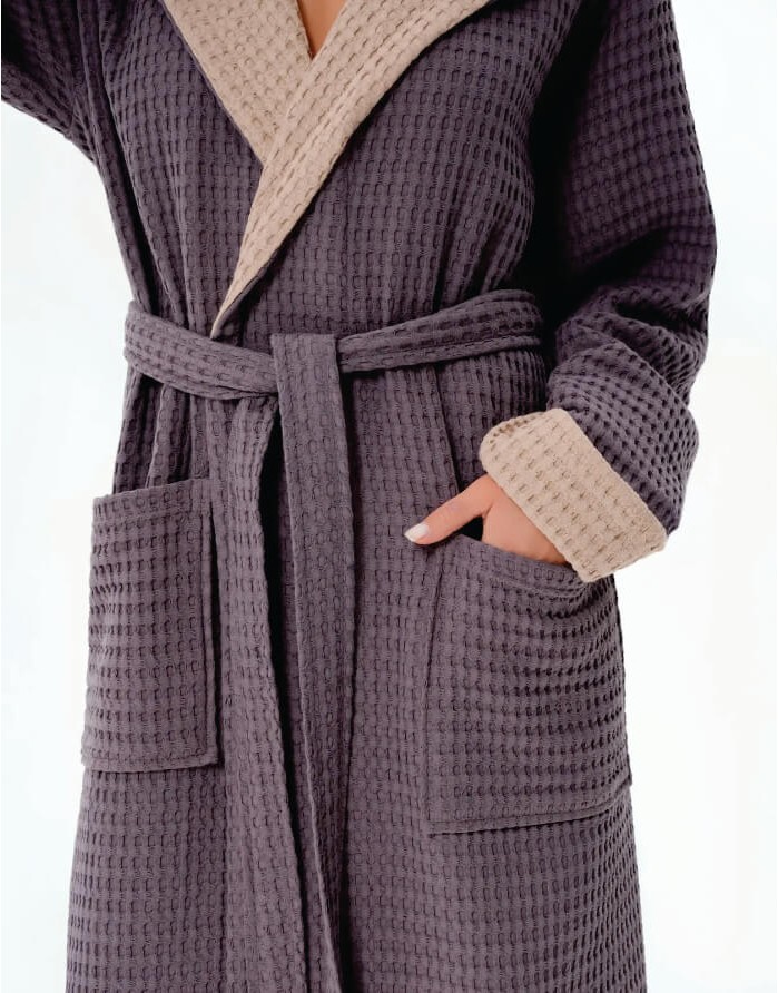 Халат "Waffle Oms Dark Grey"