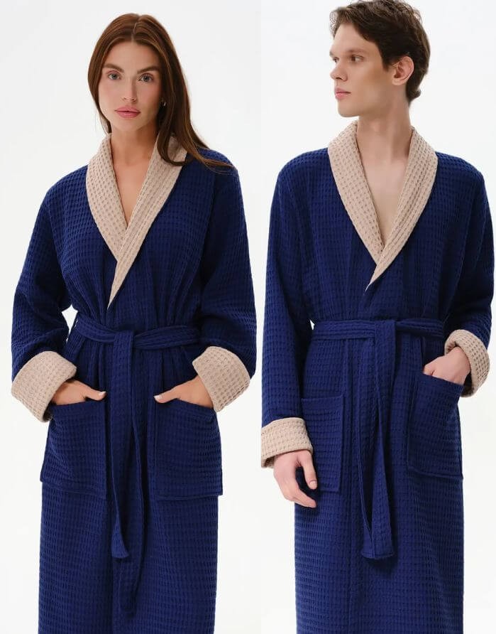 Peldmētelis "Waffle Emo Navy"