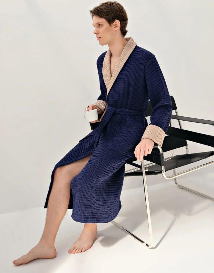 Халат "Waffle Emo Navy"