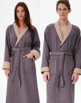 Халат "Waffle Emo Dark Grey"
