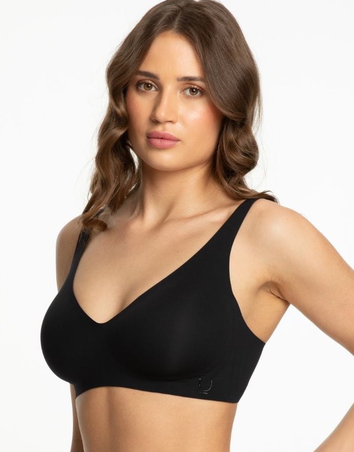 Seamless bra "Jelly Black"