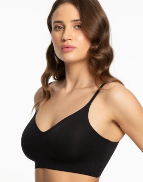Бесшовный бюстгальтер "Simple Bra Top Black"