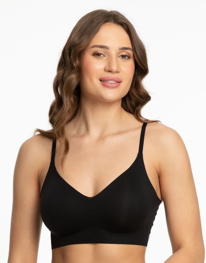 Seamless bra "Simple Bra Top Black"