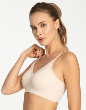 Бесшовный бюстгальтер "Simple Bra Top Beige"