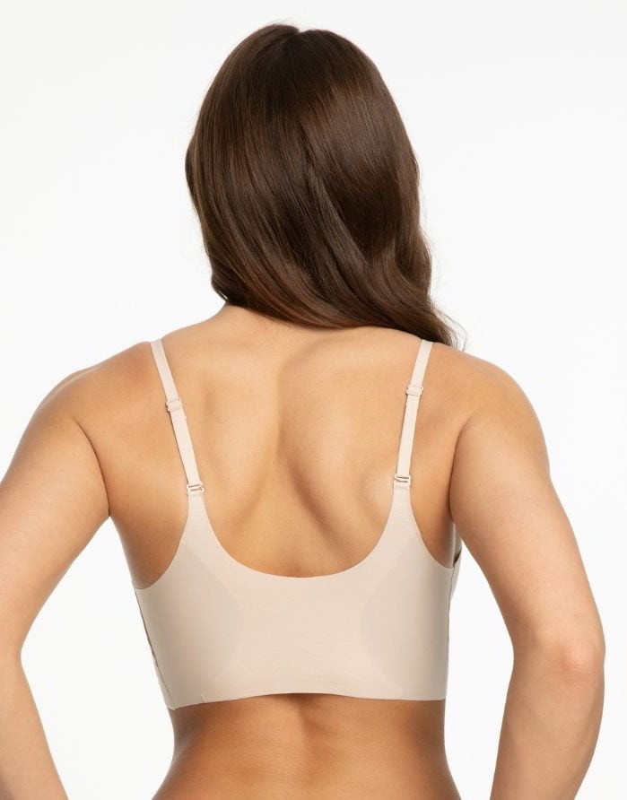 Seamless bra "Simple Bra Top Beige"