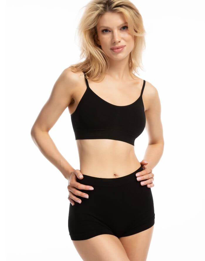 Bra Bralette "BAMBOO Black"
