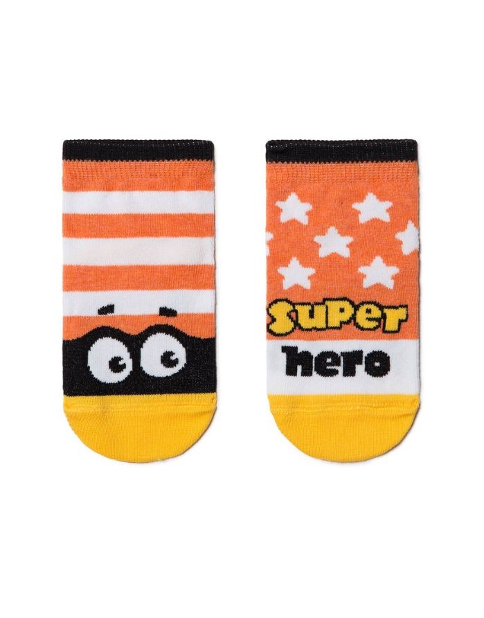Children's socks "Super Hero Orange"