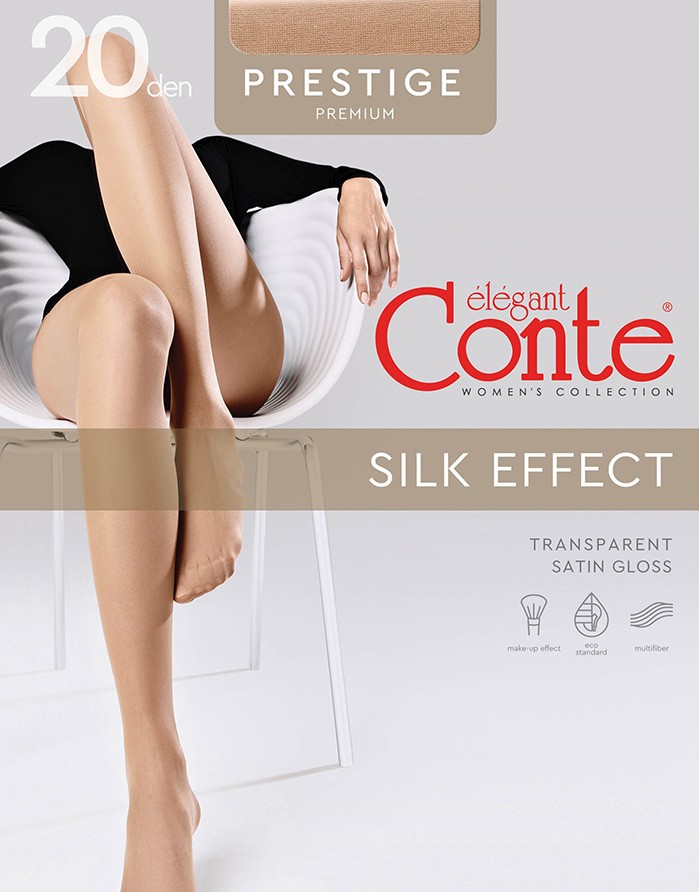 Sieviešu zeķubikses "Prestige" 20 den.