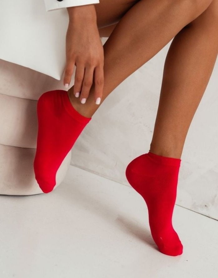 Women's socks "Sim Red"