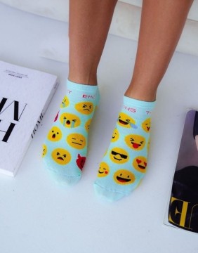 Sieviešu zeķes "Emoji Mint"