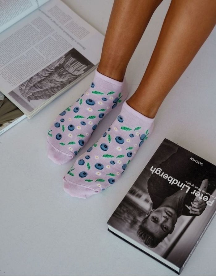 Women's socks "Berries Lilac"