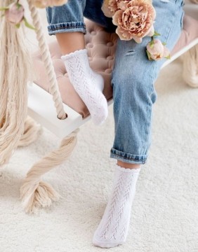 Bērnu zeķes "Thin White"