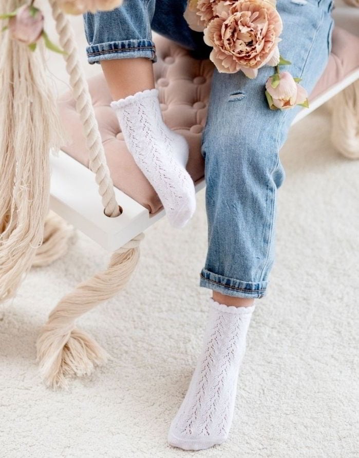 Детские носки "Thin White"