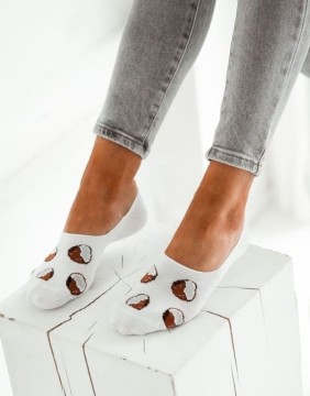 Women's socks "Coconutts White"