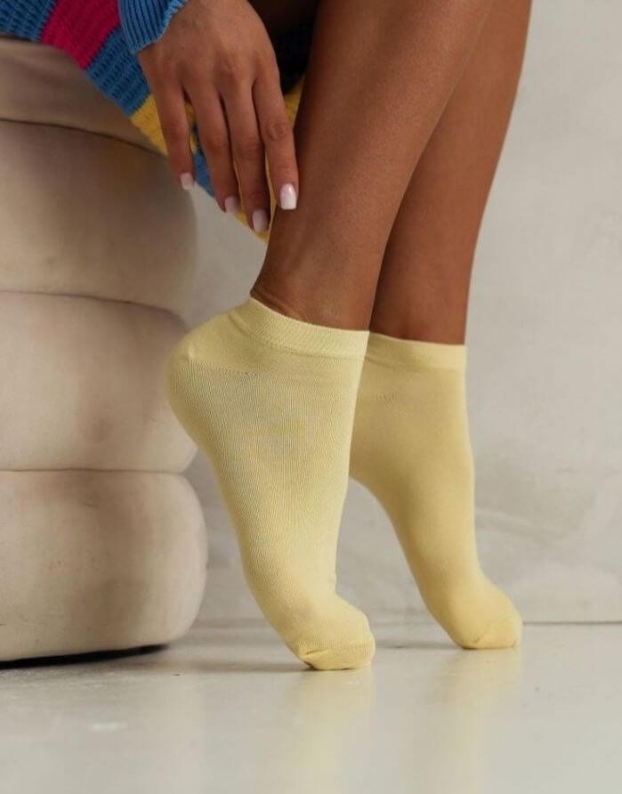Sieviešu zeķes "Sim Yellow"