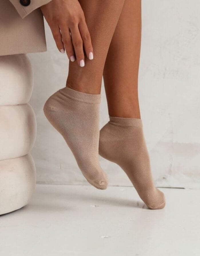 Women's socks "Sim Beige"