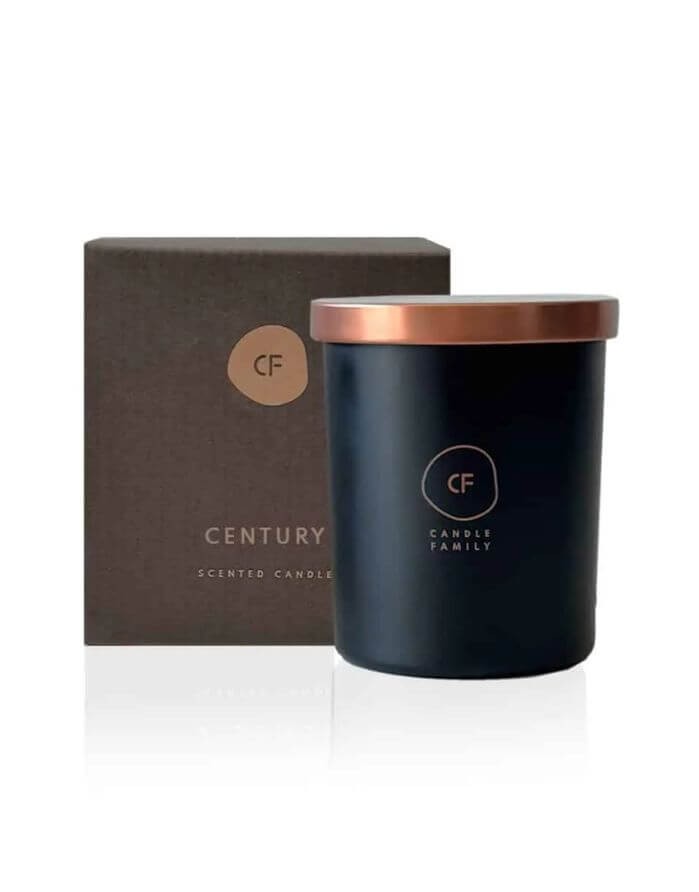 Sojas vaska svece "Century Black"