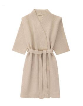 Bathrobe "Beige Vafel"