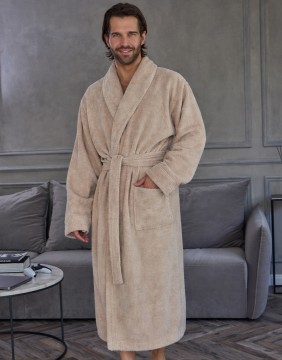Bathrobe "Walter Beige"