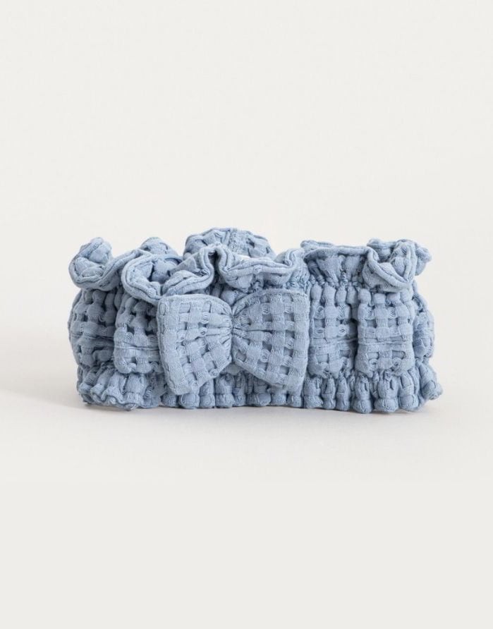 Набор для ванной "Turban Vaffel Blue"