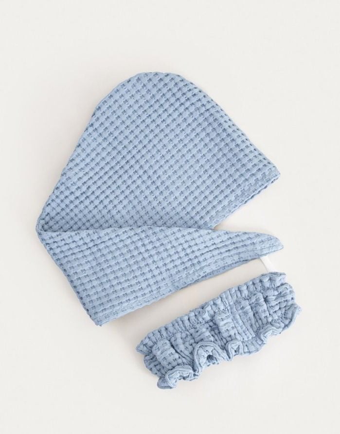 Vannas komplekts "Turban Vaffel Blue"