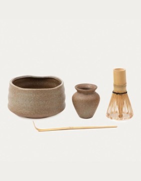 Matcha coffee making set "Matchai Yunomi" 4 pcs
