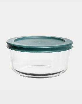 Stikla burka ar vāku "Norah Green" 0,47 l