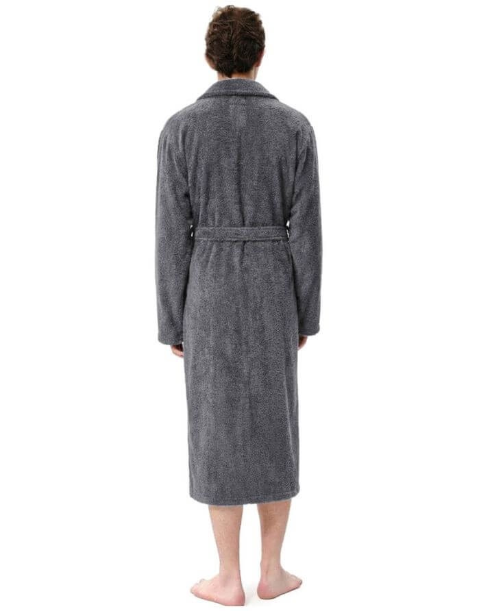 Bathrobe "Woll Anthrazit"