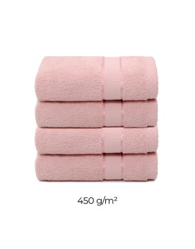 Cotton Towel "Line Rosa"