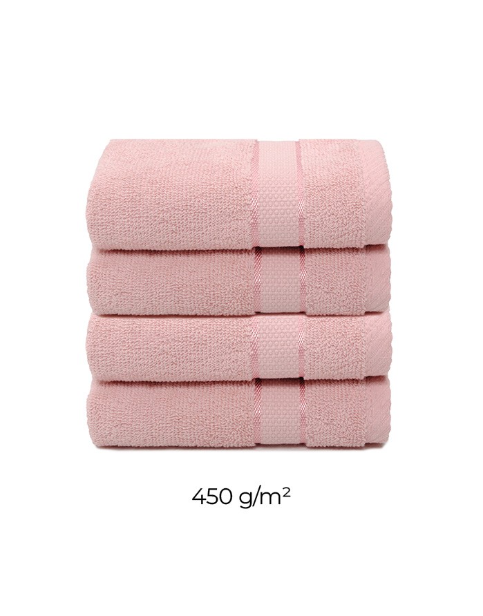 Cotton Towel "Line Rosa"