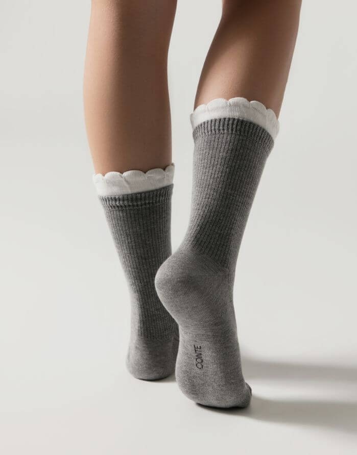 Women's Socks "Classic Ella Grey"