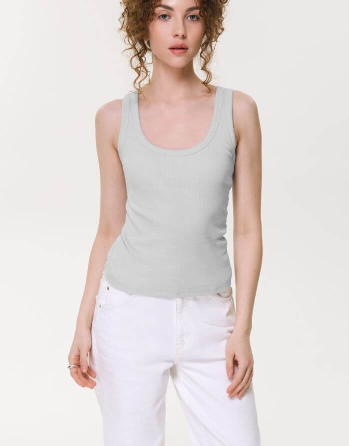Blouse "Xella Light Grey"