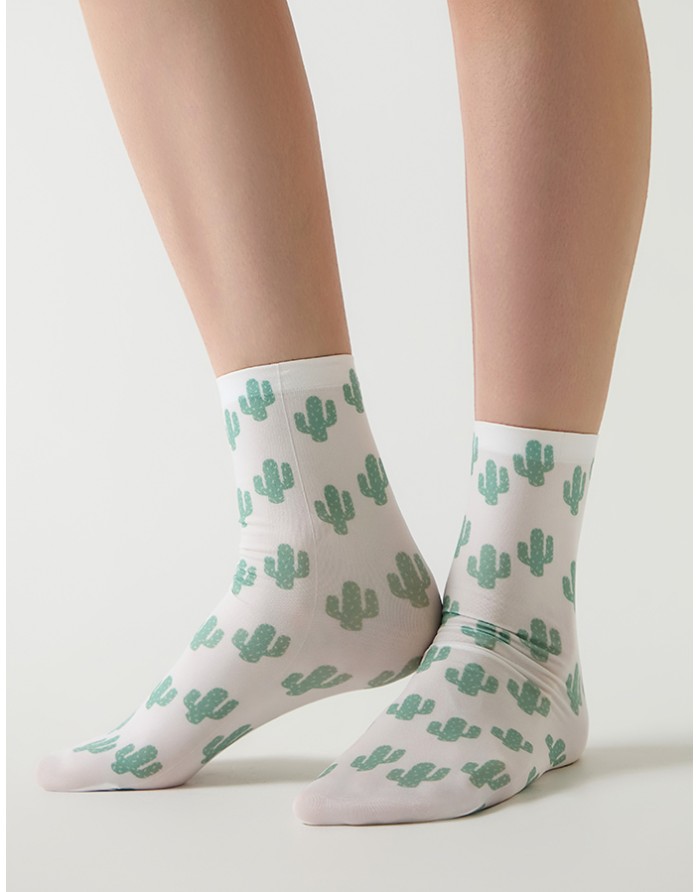 Sieviešu zeķes "Cactus Cream"