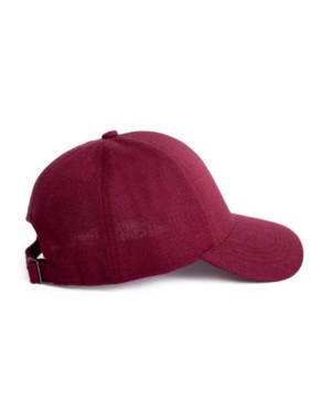 Linen Cap with Visor "Valentina Bordo"