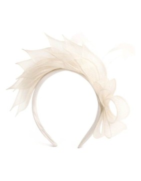 Ободок для волос "Leather White"