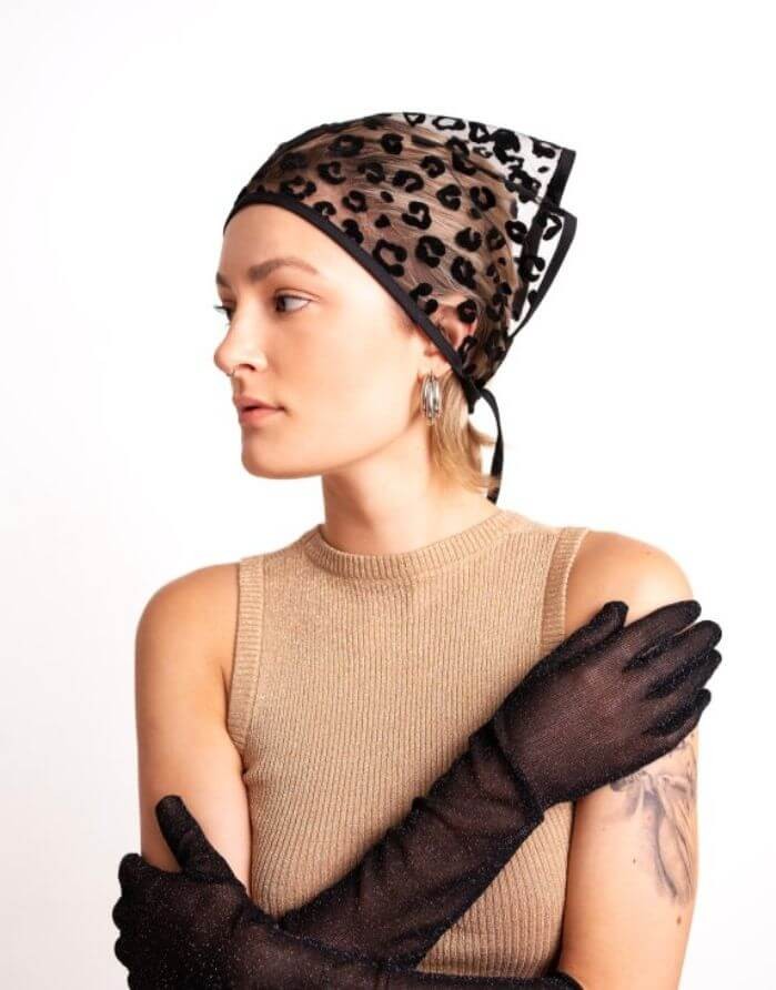 Scarf "Black Leo"