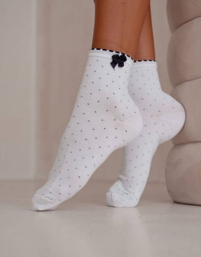 Women's socks "Little Bow Blue"