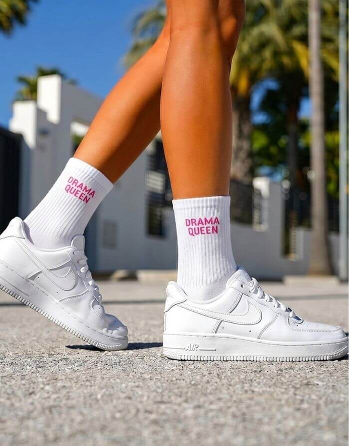 Women's socks "Drama Queen Pink"