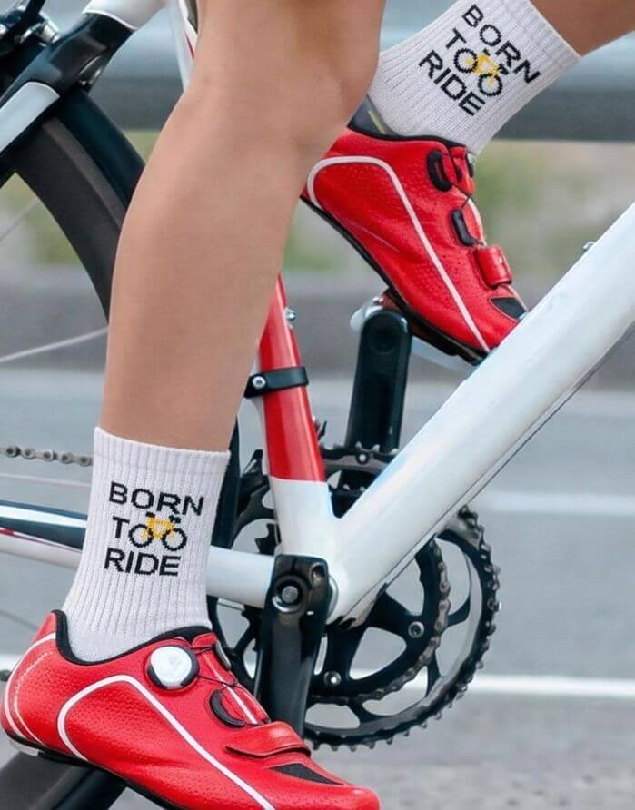 Sieviešu zeķes "Born To Ride"