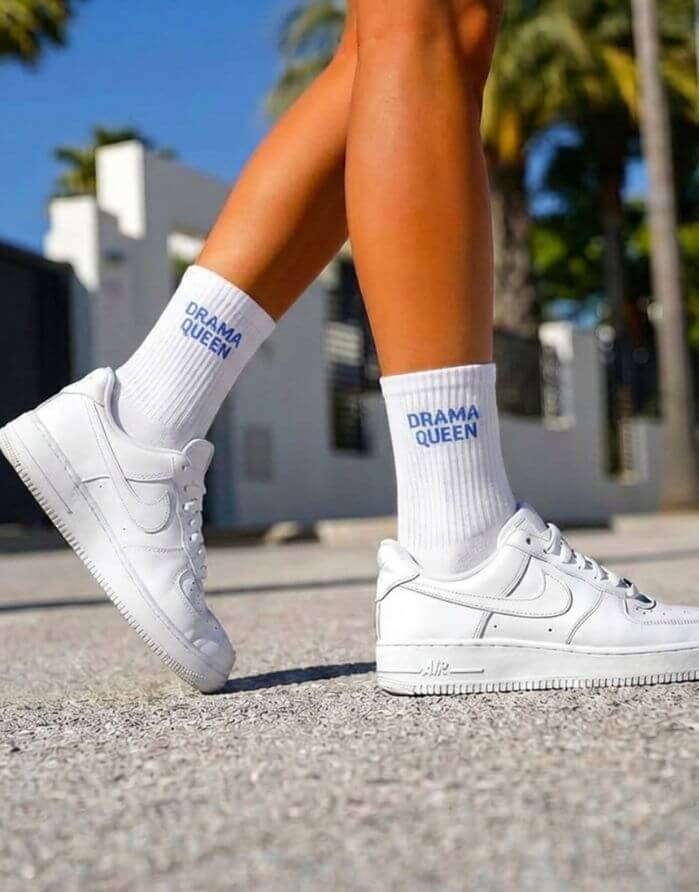 Women's socks "Drama Queen Blue"