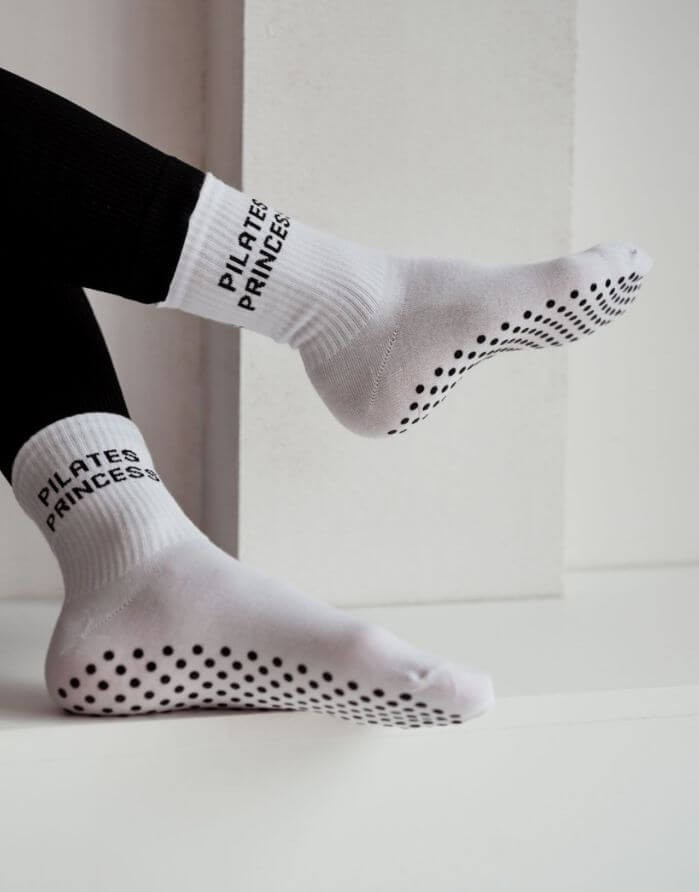Женские носки "Non Slip Pilates Princess Black"