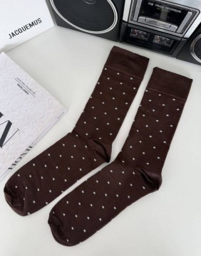 Мужские носки "Dots Brown"