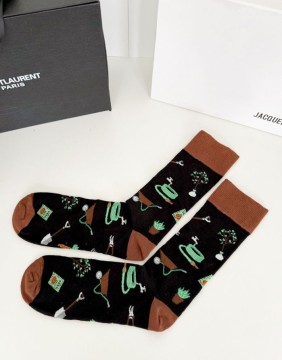 Men's Socks "Garden Black"